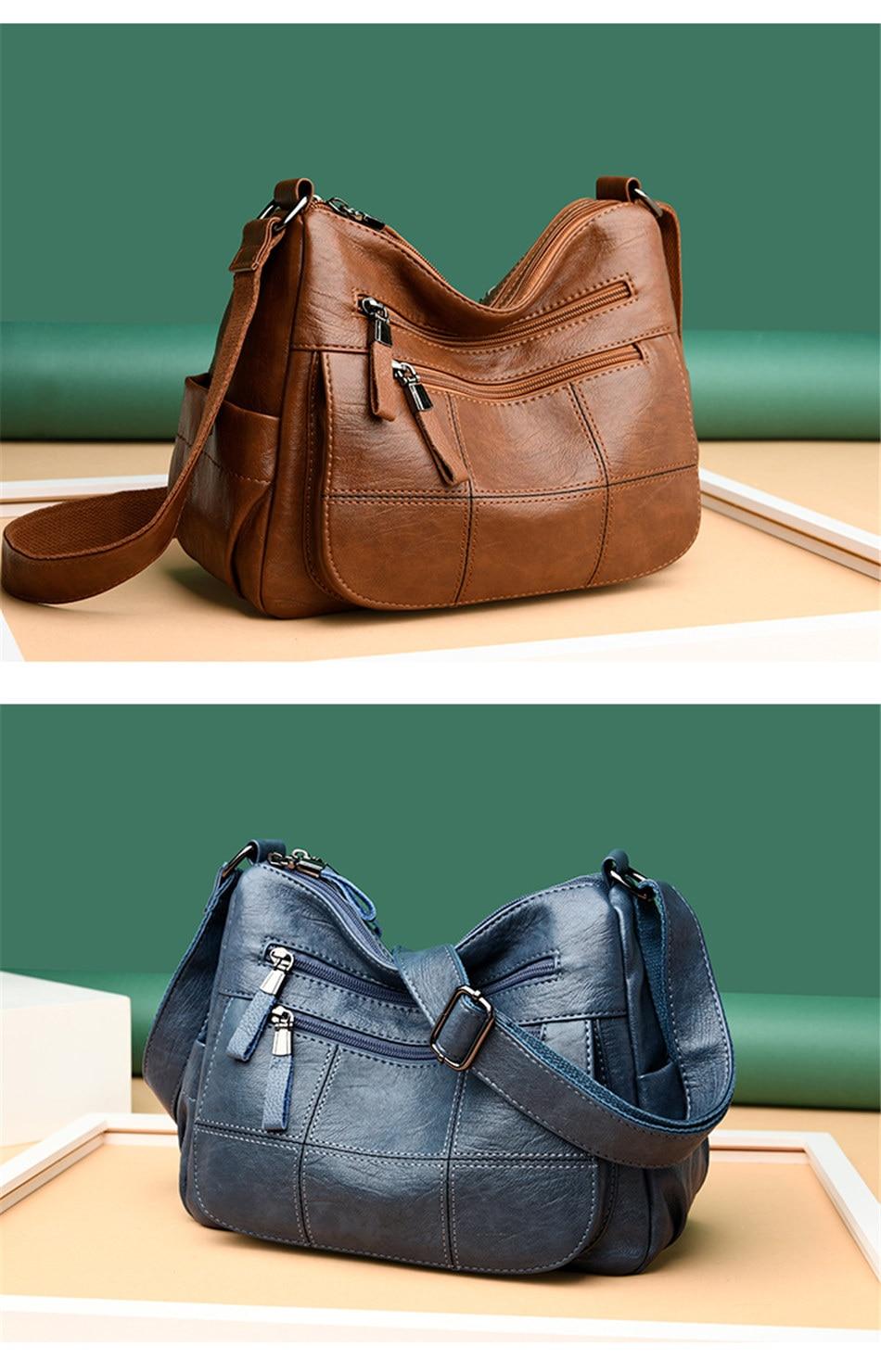 Genuine Brand Leather Shoulder Messenger Bags Female Luxury Designer Handbag High Quality Crossbody Bags For Women 2022 New