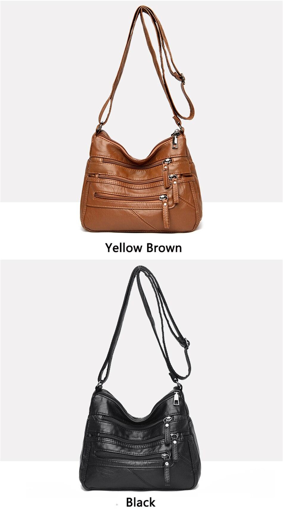 2022 Women Shoulder Bag Leather Luxury Handbags Women's Bags Designer Shoulder Crossbody Bag Female Fashion Female for Ladies
