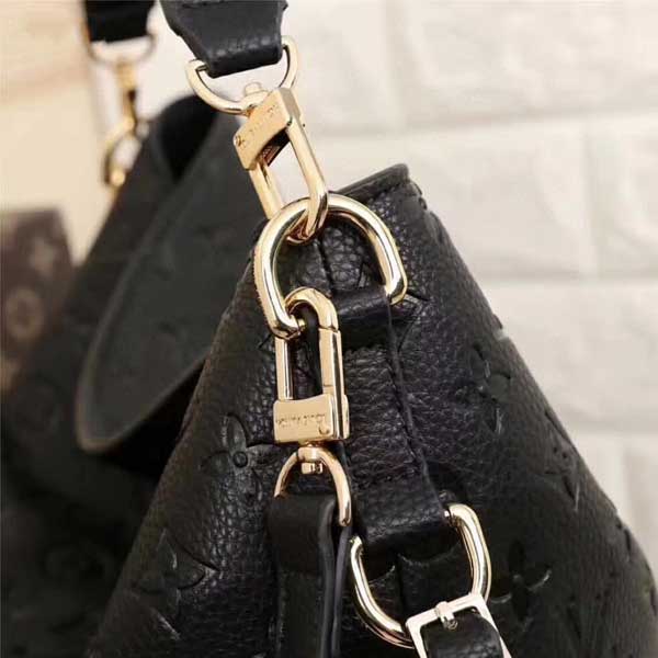 Louis Vuitton Black Monogram Empreinte Leather Shoulder Bag 