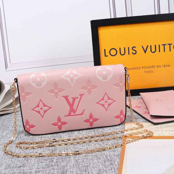 Louis Vuitton Pink Fashion Leather Handbags