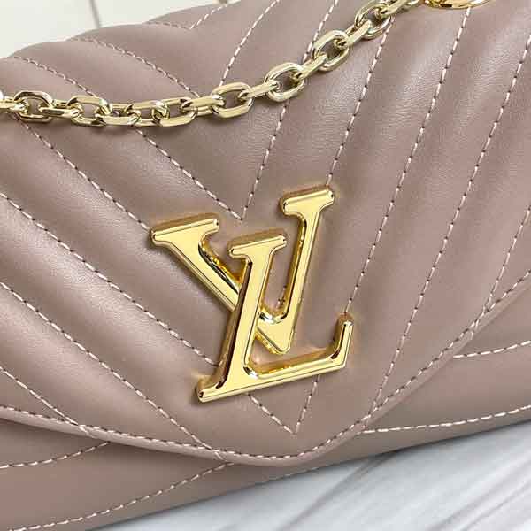 Louis Vuitton Light Brown Wave Chain Handbag 