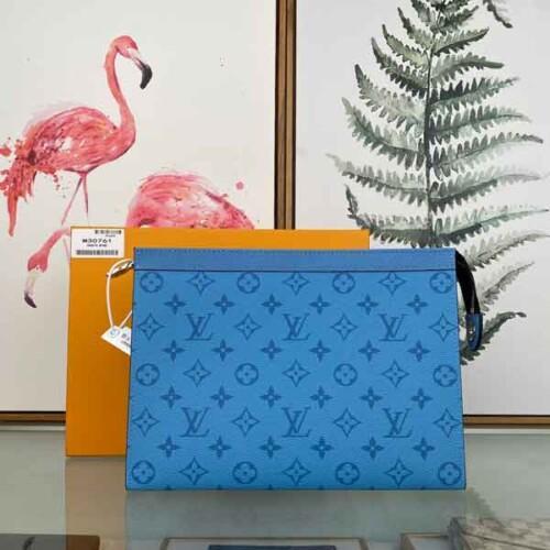 Louis Vuitton Monogram Pochette Pacific Blue