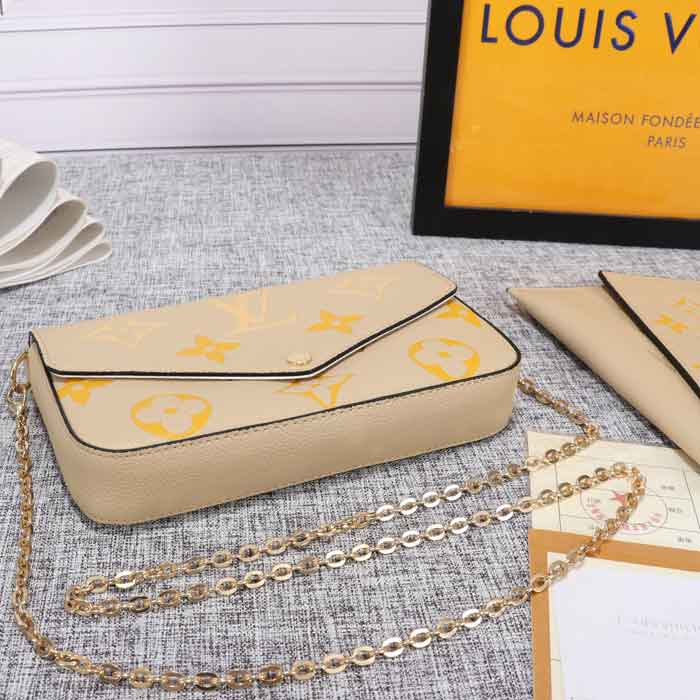 Louis Vuitton Nude Fashion Leather Handbags