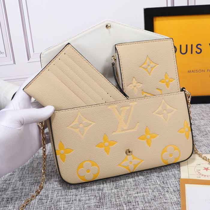 Louis Vuitton Nude Fashion Leather Handbags