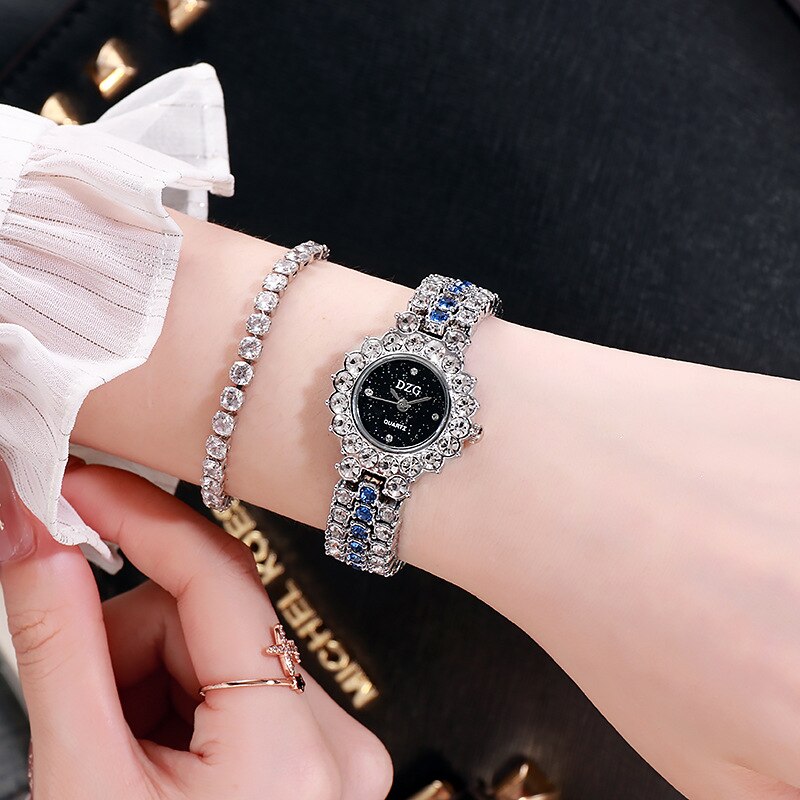 New Goods! ! Ladies Watch Bracelet Diamond Women Watch Fashion Casual Starry Sky Watch Reloj Mujer casual Steel Quartz watches