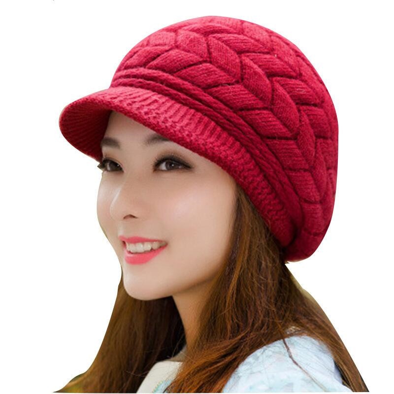 Winter Beanies Knit Women's Hat Winter Hats For Women Ladies Beanie Girls Skullies Caps Bonnet Femme Snapback Wool Warm Hat 2018