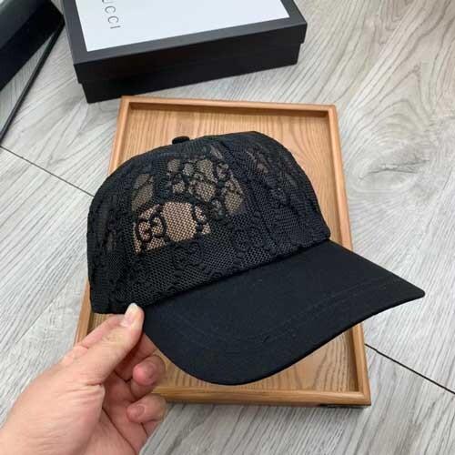 Embroidered GG See Through Gucci Unisex Face Hat