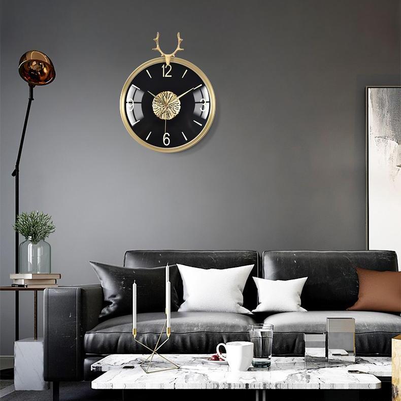 Metal Luxury Digital Wall Clock Modern Design Mechanism Minimalist Golden Unusual Art Wall Clock Horloge Decoration Living Room