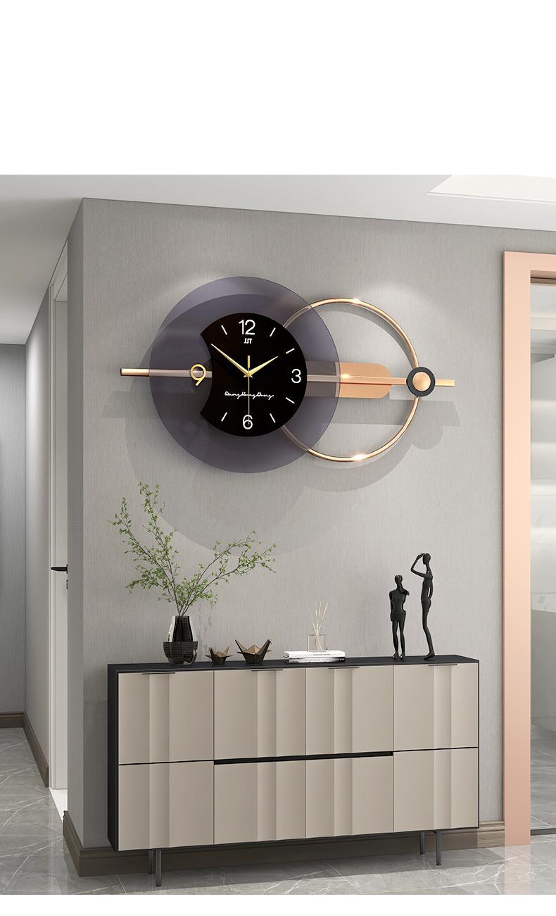 Luxury Silent Clock Mechanism Modern Design Art Living Room 3d Large Wall Clock Hands Clockwork Deco Cuisine Design Decoration