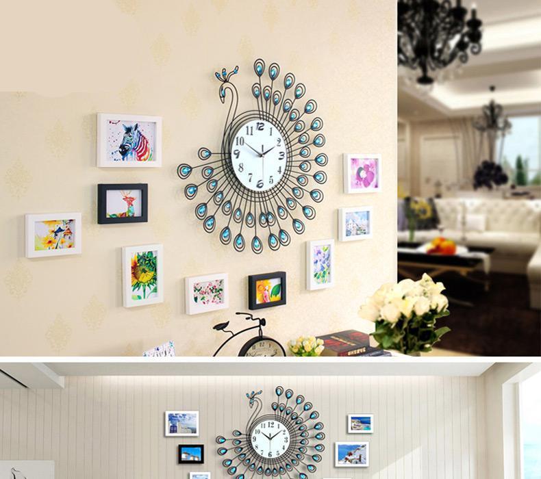 Large Luxury Digital Wall Clock Modern Design Mechanism Golden Aesthetic Art Metal Silent Clocks Saat Wall Home Decor Luxury