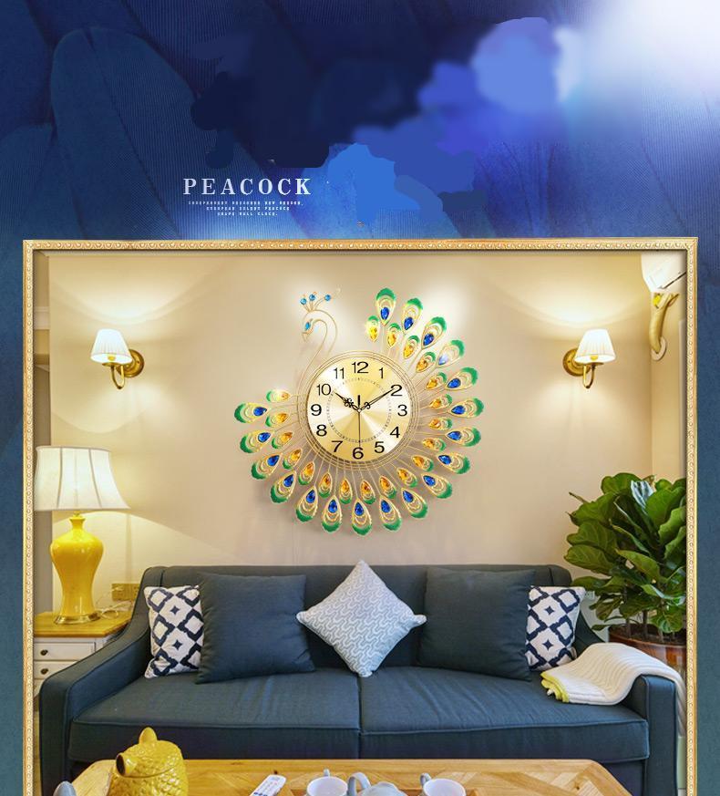Large Luxury Digital Wall Clock Modern Design Mechanism Golden Aesthetic Art Metal Silent Clocks Saat Wall Home Decor Luxury