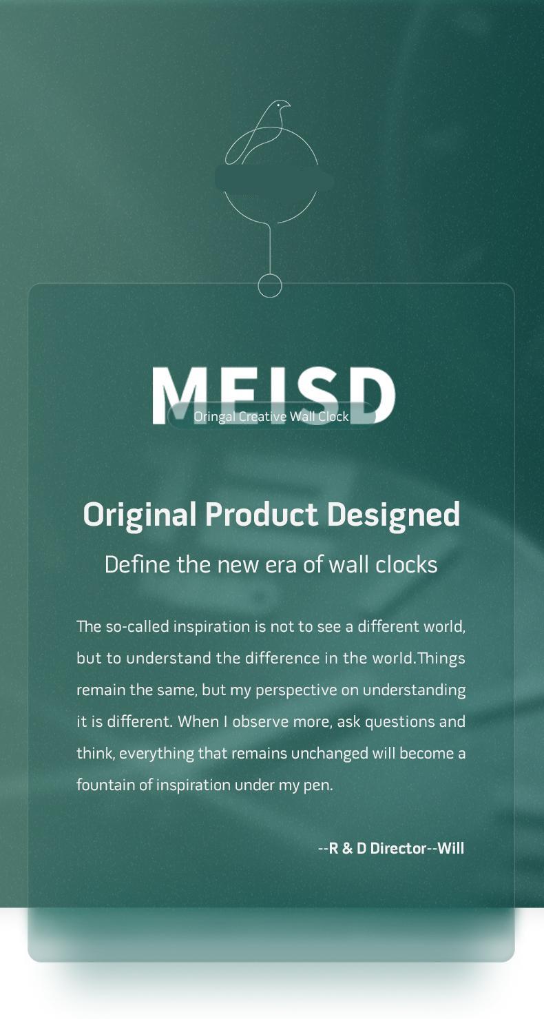MEISD Brand Decorated Kitchen Clock Wall Vintage Home Decor Modern Design Watch Silent Home Interior Decor Horloge Free Shipping