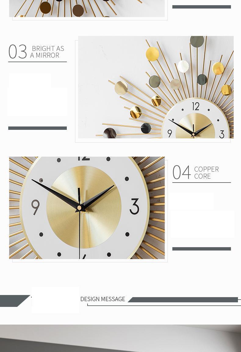 Large Art Wall Clock Modern Design Mechanism Minimalist Nordic Silent Wall Clock Metal Reloj De Pared Decoration Living Room